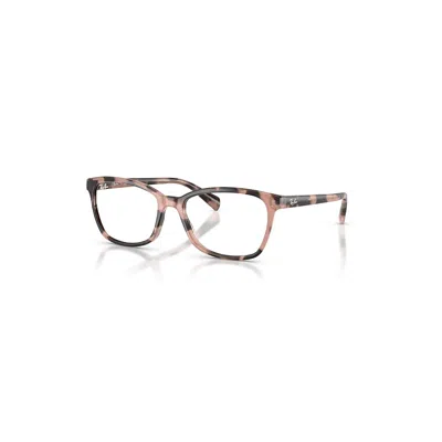 Ray Ban Rb5362 Optics  Opal Pink Havana Fassung Klar Glas Polarisiert 54-17