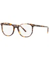 Ray Ban Rb5397 Elliot Unisex Irregular Eyeglasses In Brown And Gray Havana