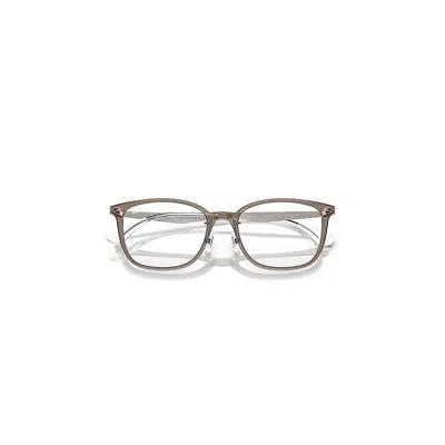 Ray Ban Rb5403 Optics Eyeglasses Transparent Frame Clear Lenses Polarized 52-18 In Brown