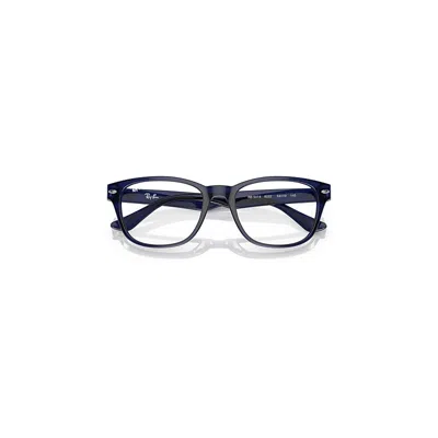 Ray Ban Rb5414 Eyeglasses Transparent Blue Frame Demo Lens Lenses Polarized 54-19