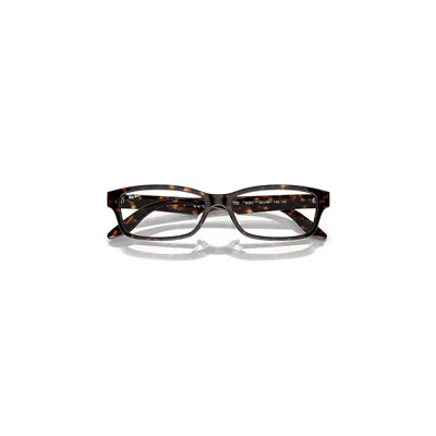 Ray Ban Rb5415 Optics Eyeglasses Havana Frame Clear Lenses Polarized 55-16 In Brown