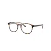 Ray Ban Eyeglasses Unisex Rb5417 Optics - Havana On Transparent Frame Clear Lenses Polarized 50-19 In Havana On Transparent