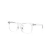 Ray Ban Rb5419 Optics Eyeglasses Transparent Frame Clear Lenses Polarized 54-18 In Transparent