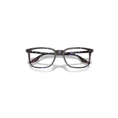 Ray Ban Rb5421 Optics Eyeglasses Havana Blue Turtle Frame Clear Lenses Polarized 53-19