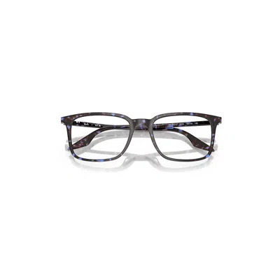 Ray Ban Rb5421 Optics Eyeglasses Havana Blue Turtle Frame Clear Lenses Polarized 55-19