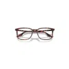Ray Ban Rb5421 Optics Eyeglasses Havana Red Turtle Frame Clear Lenses Polarized 53-19 In Havana Red Turtle