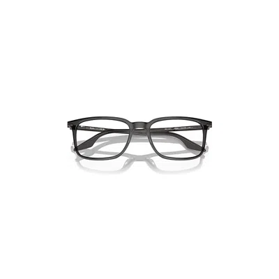 Ray Ban Rb5421 Optics Eyeglasses Transparent Black Frame Clear Lenses Polarized 53-19