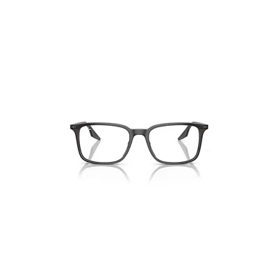 Ray Ban Rb5421 Optics Eyeglasses Transparent Black Frame Clear Lenses Polarized 55-19