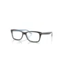 Ray Ban Rb5428 Optics  Havana Auf Hellblau Fassung Klar Glas Polarisiert 55-17 In Havana Auf Hellblau