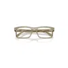 Ray Ban Rb5435 Optics Change Eyeglasses Photo Striped Grey Frame Clear Lenses Polarized 54-19