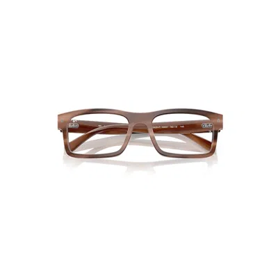 Ray Ban Rb5435 Optics Eyeglasses Havana Brown Frame Clear Lenses Polarized 54-19