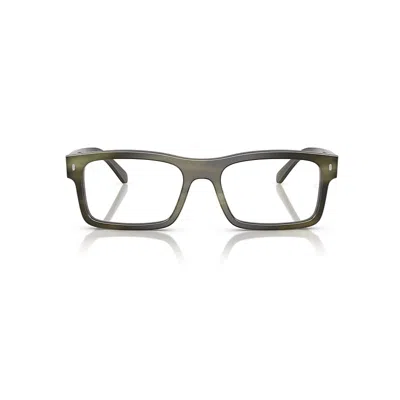 Ray Ban Rb5435 Optics Eyeglasses Havana Green Frame Clear Lenses Polarized 56-19