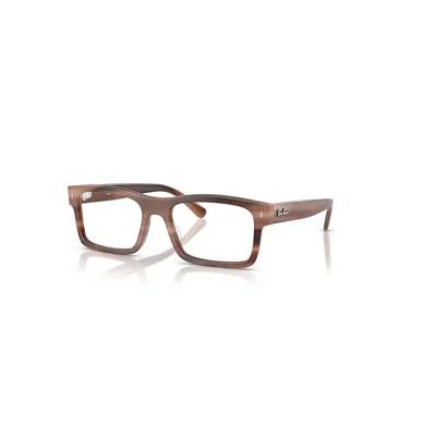 Ray Ban Rb5435 Optics  Havana Braun Fassung Klar Glas Polarisiert 56-19