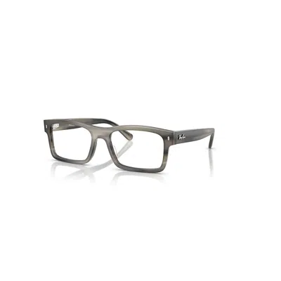 Ray Ban Rb5435 Optics  Havana Grau Fassung Klar Glas Polarisiert 54-19