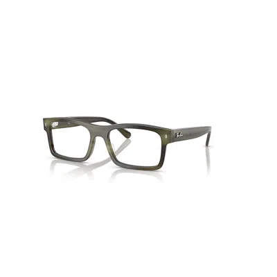 Ray Ban Rb5435 Optics Eyeglasses Havana Green Frame Clear Lenses Polarized 54-19 In Havana Grün