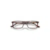Ray Ban Rb5440 Optics Eyeglasses Havana Red Turtle Frame Clear Lenses Polarized 55-18 In Havana Red Turtle
