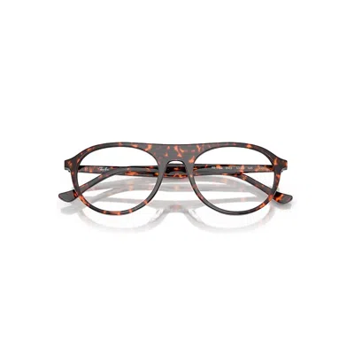 Ray Ban Rb5441 Optics Eyeglasses Havana Red Turtle Frame Clear Lenses Polarized 51-20