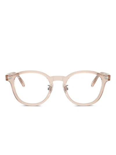 Ray Ban Rb5443d Transparent Glasses In Brown