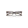 Ray Ban Rb5445 Optics Eyeglasses Havana Frame Clear Lenses Polarized 54-19 In Brown