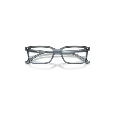 Ray Ban Rb5445 Optics Eyeglasses Striped Blue Frame Clear Lenses Polarized 54-19