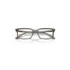 Ray Ban Rb5445 Optics Eyeglasses Striped Grey Frame Clear Lenses Polarized 54-19
