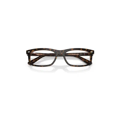 Ray Ban Rb5450 Optics Eyeglasses Havana Brown Frame Clear Lenses Polarized 54-19