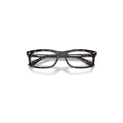 Ray Ban Rb5450 Optics Eyeglasses Havana Grey Frame Clear Lenses Polarized 54-19 In Gray