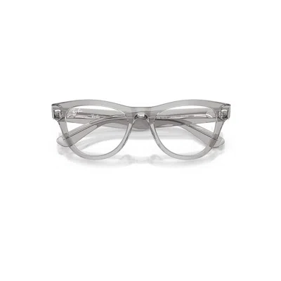 Ray Ban Rb5510 Optics Eyeglasses Light Gray Frame Clear Lenses Polarized 50-20