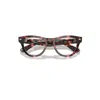 Ray Ban Rb5510 Optics Eyeglasses Pink Tortoise Frame Clear Lenses Polarized 50-20 In Pink Tortoise
