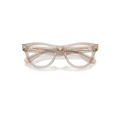 Ray Ban Rb5510 Optics Eyeglasses Transparent Light Brown Frame Clear Lenses Polarized 52-20