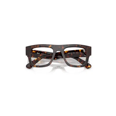 Ray Ban Rb5517m Optics Scuderia Ferrari Collection Eyeglasses Havana Frame Clear Lenses Polarized 51-21