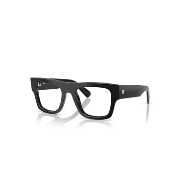 Ray Ban Rb5517m Optics Scuderia Ferrari Collection  Schwarz Fassung Klar Glas Polarisiert 51-21