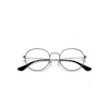 Ray Ban Rb6369d Eyeglasses Silver Frame Demo Lens Lenses 50-20 In Silver