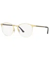 Ray Ban Rb6375 Optics Unisex Round Eyeglasses In Arista On Arista