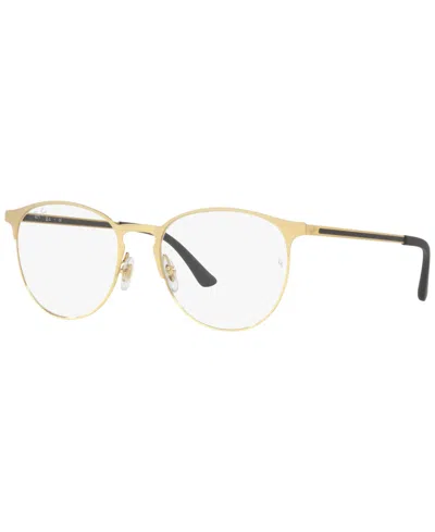 Ray Ban Rb6375 Optics Unisex Round Eyeglasses In Arista On Arista