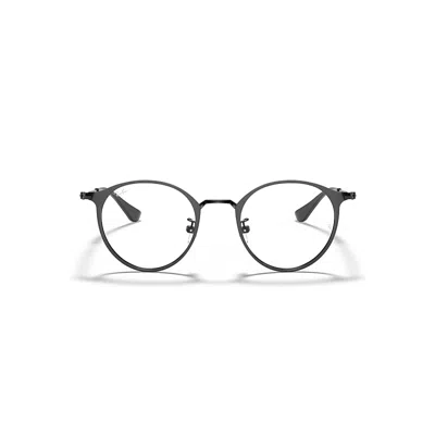 Ray Ban Rb6378 Optics Eyeglasses Black Frame Clear Lenses 51-21