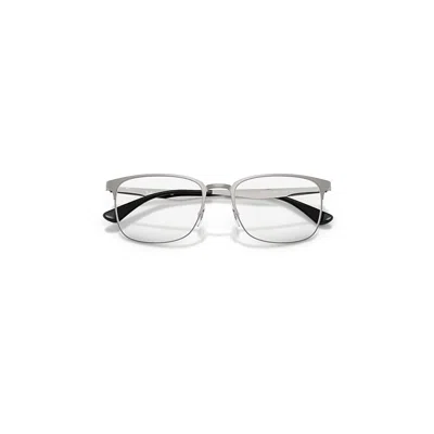 Ray Ban Rb6421 Optics Eyeglasses Brushed Gunmetal Frame Clear Lenses Polarized 56-18