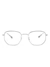 Ray Ban Rb6496 Geometric-frame Glasses In Silver