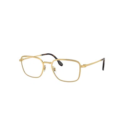 Ray Ban Rb6511 Optics Eyeglasses Gold Frame Demo Lens Lenses Polarized 53-19