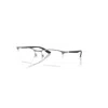 Ray Ban Eyeglasses Unisex Rb6513 Optics - Matte Dark Blue Frame Clear Lenses Polarized 53-20 In Matt Dunkelblau