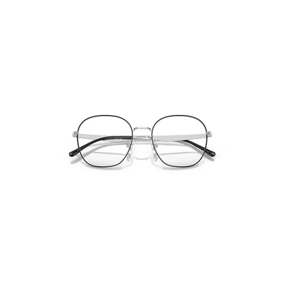 Ray Ban Rb6515d Optics Eyeglasses Silver Frame Demo Lens Lenses Polarized 54-19