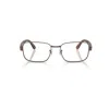Ray Ban Rb6529 Optics Eyeglasses Havana Brown Frame Clear Lenses Polarized 56-18 In Havana Brown