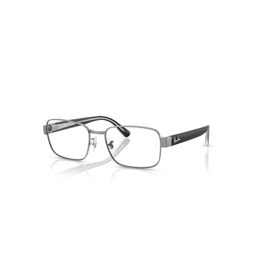 Ray Ban Rb6529 Optics  Schwarz Auf Transparent Fassung Klar Glas Polarisiert 56-18