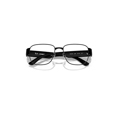 Ray Ban Rb6532 Optics Eyeglasses Sand Black Frame Clear Lenses Polarized 55-18