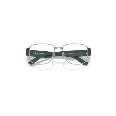 Ray Ban Rb6532 Optics Eyeglasses Sand Green Frame Clear Lenses Polarized 55-18
