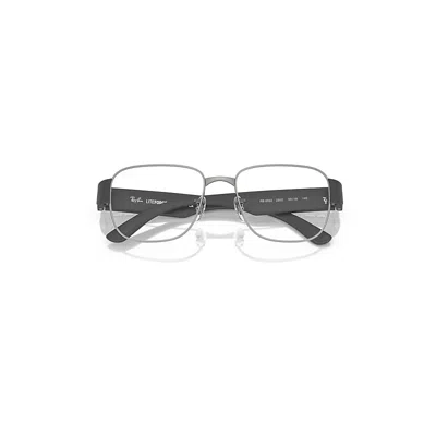 Ray Ban Rb6532 Optics Eyeglasses Sand Grey Frame Clear Lenses Polarized 53-18