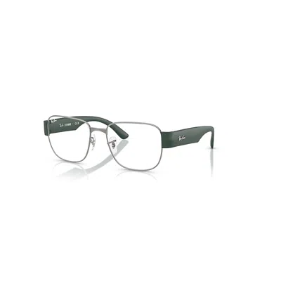 Ray Ban Eyeglasses Unisex Rb6532 Optics - Sand Green Frame Clear Lenses Polarized 53-18 In Sandgrün