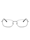 Ray Ban Rb6533 Metal-frame Glasses In Metallic