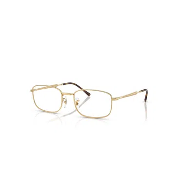 Ray Ban Rb6533 Optics  Arista Gold Fassung Klar Glas Polarisiert 52-19