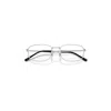 Ray Ban Rb6533 Optics Eyeglasses Silver Frame Clear Lenses Polarized 54-19 In Silver